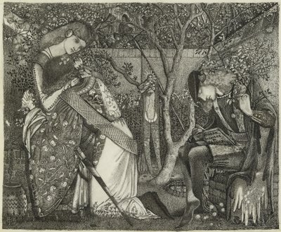 Der Abschied des Ritters, 1858 von Edward Burne Jones
